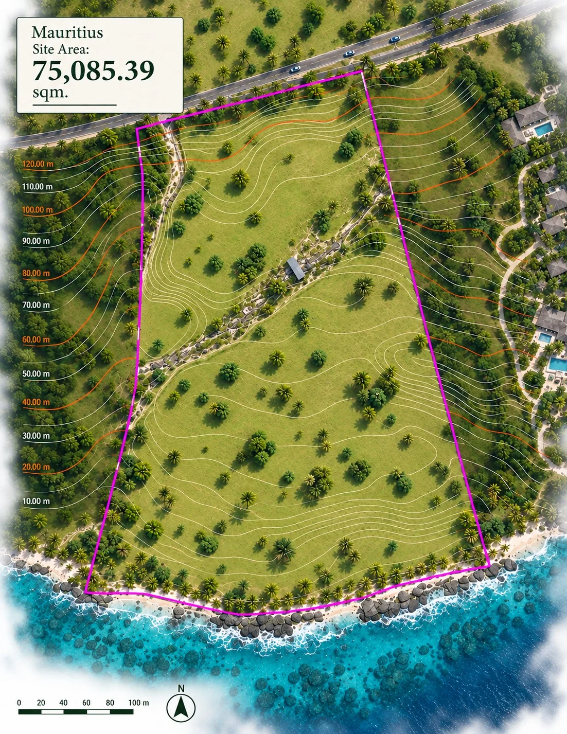 Mauritius site plan